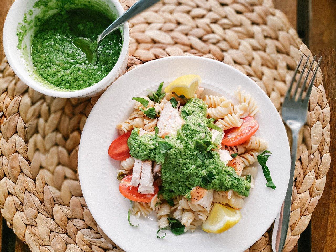 Dairy Free Pesto and Chicken