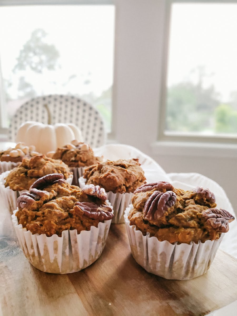 Gluten Free Pumpkin Banana Muffins