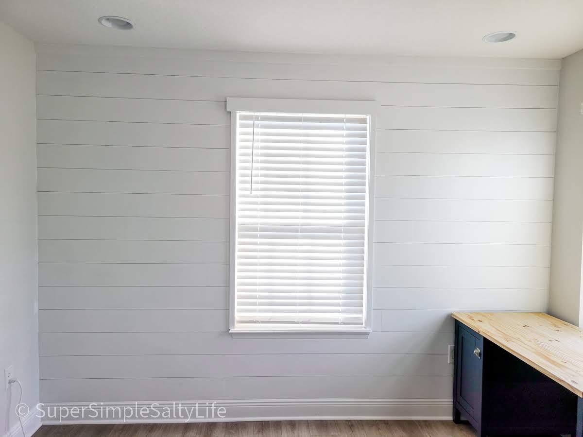 How To Install Faux Shiplap Panels