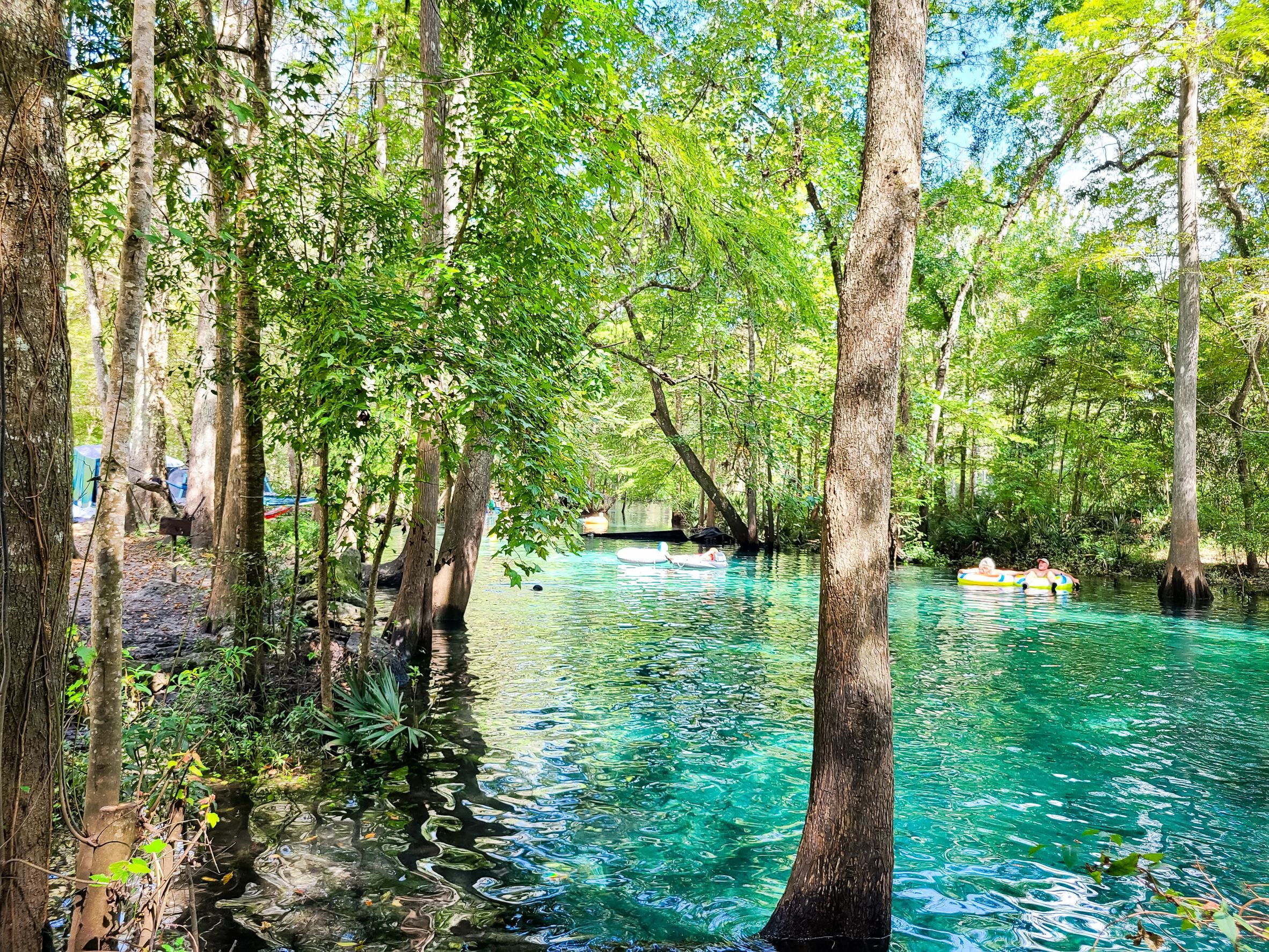 River Tubing in Ginnie Springs, Florida