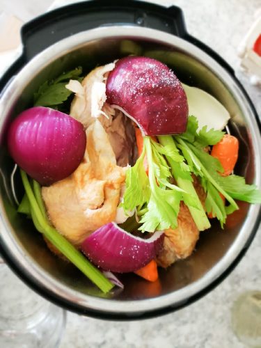 Easy Instant Pot Chicken broth