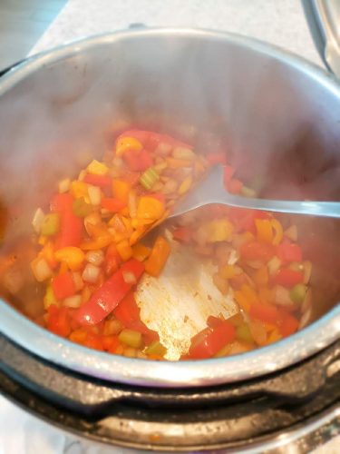 Peppers and Onions in the Instant Pot