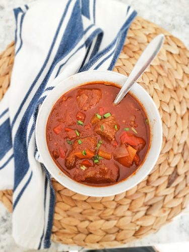 Instant Pot beef chili recipe